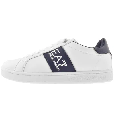 Ea7 Emporio Armani Logo Trainers White