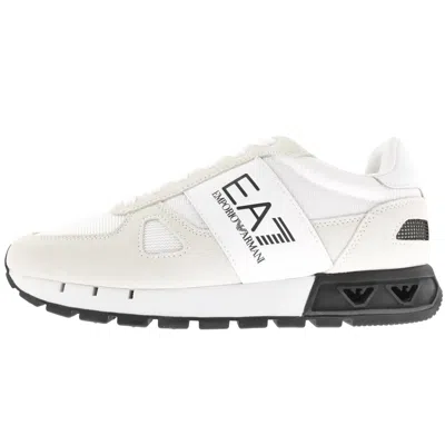 Ea7 Emporio Armani Logo Trainers White