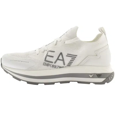 Ea7 Emporio Armani Logo Trainers White