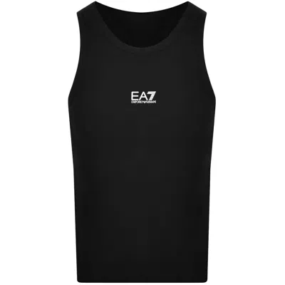 Ea7 Emporio Armani Logo Vest Black
