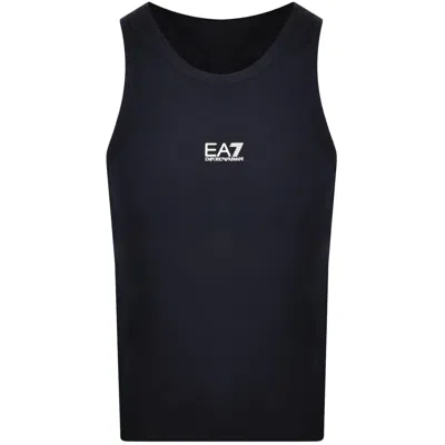 Ea7 Emporio Armani Logo Vest Navy