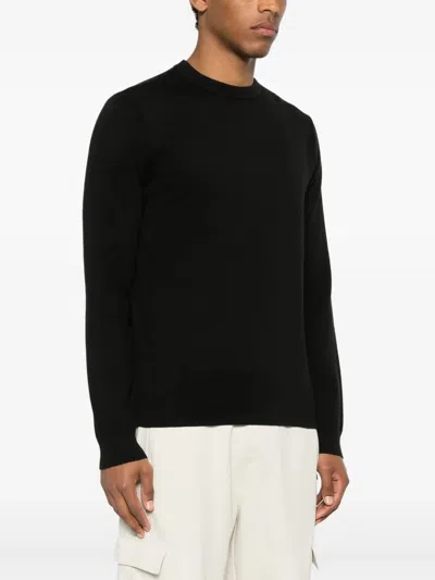 Ea7 Emporio Armani Men's Knitwear In Nero