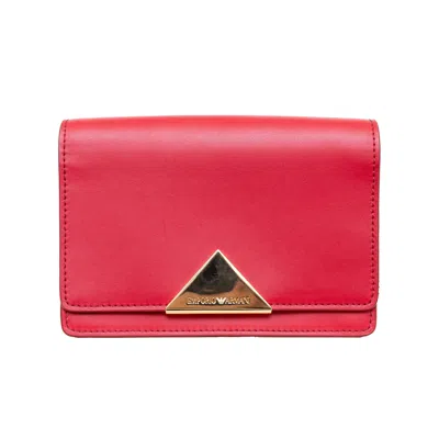 Pre-owned Ea7 Emporio Armani Mini Sling Crossbody Bag - '10s In Red