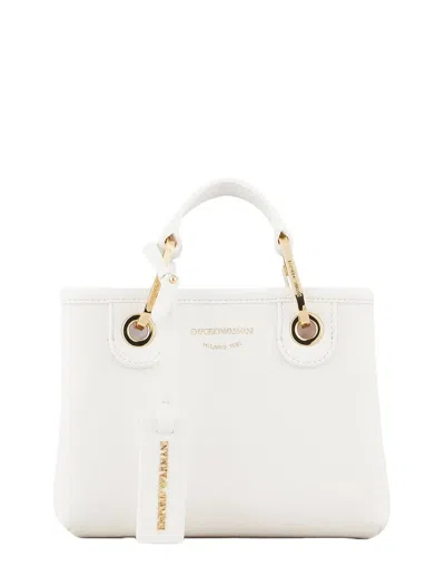 Ea7 Emporio Armani Myea Mini Shopping Bag In White