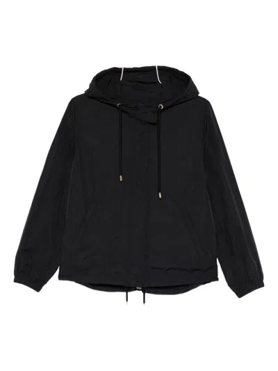 Ea7 Emporio Armani Nylon Blouson Jacket In Black