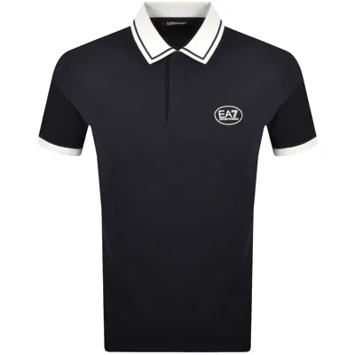 Ea7 Emporio Armani Polo Navy In Blue