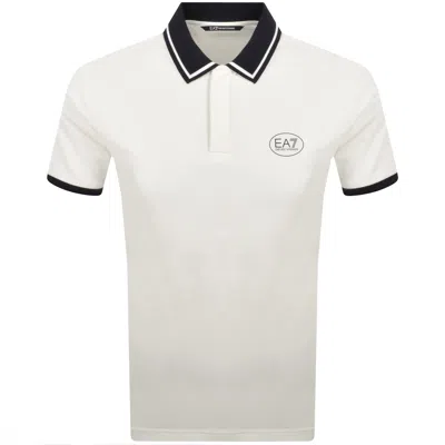 Ea7 Emporio Armani Polo Off White