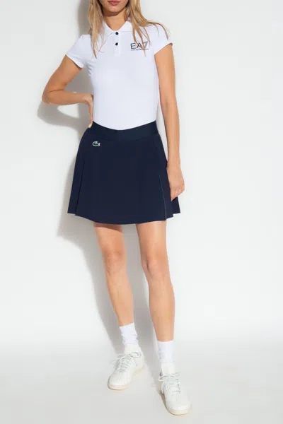 Ea7 Emporio Armani Polo Shirt With Logo In White