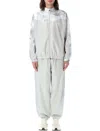Ea7 Dynamic Athlete Printed Tracksuit In Ventus7 Technical Fabric In Grey