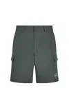 Ea7 Ventus7 Technical Fabric Cargo Shorts In Urban Chic