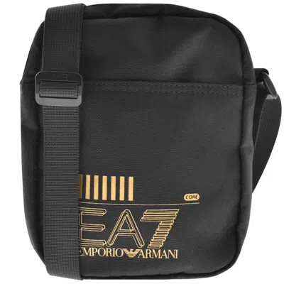 Ea7 Emporio Armani Shoulder Bag Black In Burgundy