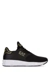 Ea7 Emporio Armani Ultimate C2 Kombat Sneakers In Black