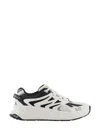 Ea7 Esh Sneakers With Logo Print In White