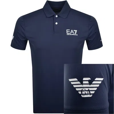 Ea7 Emporio Armani Sport Ventus 7 Polo Navy In Blue