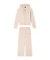 Ea7 Emporio Armani Stretch Hooded Tracksuit Set In Red