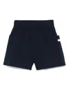 Ea7 Navy Blue Cotton Shorts In Blue