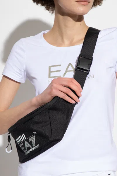 Ea7 Emporio Armani ‘sustainable' Collection Belt Bag In Black