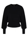 Ea7 Emporio Armani Logo Sweatshirt In Black