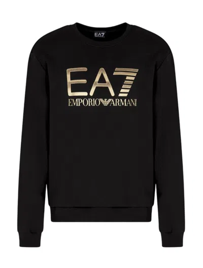 Ea7 Emporio Armani Sweaters In Black