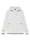 Ea7 Polyester Blend Stylish Sweater In Grey