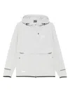 Ea7 Polyester Blend Stylish Sweater In Grey