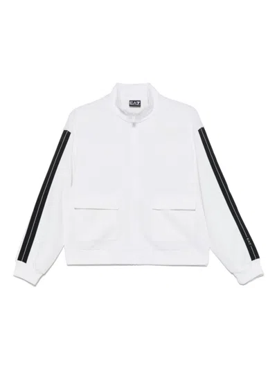 EA7 EA7 EMPORIO ARMANI LOGO ZIPPED SWEATSHIRT