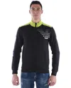 Ea7 Emporio Armani Sweatshirt Hoodie In Black