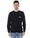 Ea7 Emporio Armani Sweatshirt Hoodie In Black