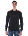 Ea7 Emporio Armani Sweatshirt Hoodie In Black