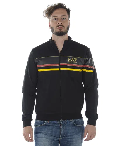 Ea7 Emporio Armani Sweatshirt Hoodie In Black