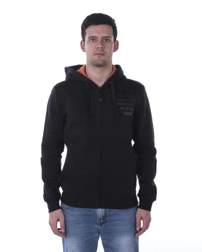 Ea7 Emporio Armani Sweatshirt Hoodie In Black
