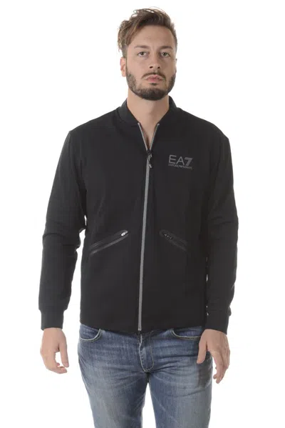 Ea7 Emporio Armani Sweatshirt Hoodie In Black