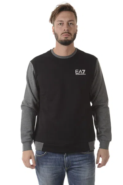 Ea7 Emporio Armani Sweatshirt Hoodie In Black