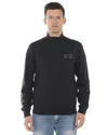 Ea7 Emporio Armani Sweatshirt Hoodie In Black