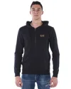 Ea7 Emporio Armani Sweatshirt Hoodie In Black