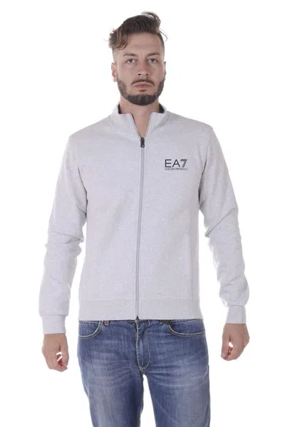Ea7 Emporio Armani Sweatshirt Hoodie In Gray