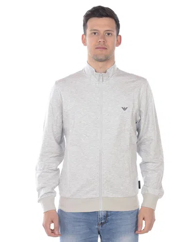 Ea7 Emporio Armani Sweatshirt Hoodie In Gray