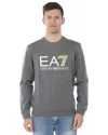 Ea7 Emporio Armani Sweatshirt Hoodie In Gray