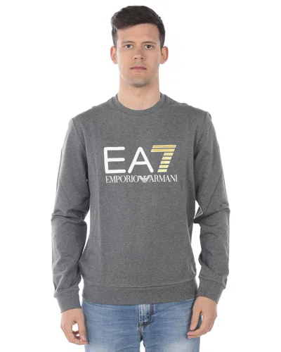 Ea7 Emporio Armani Sweatshirt Hoodie In Gray