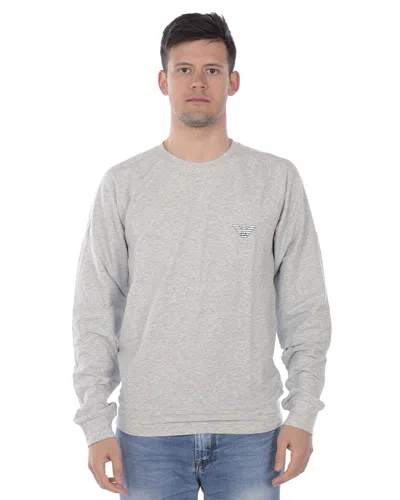 Ea7 Emporio Armani Sweatshirt Hoodie In Gray
