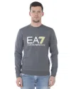Ea7 Emporio Armani Sweatshirt Hoodie In Gray
