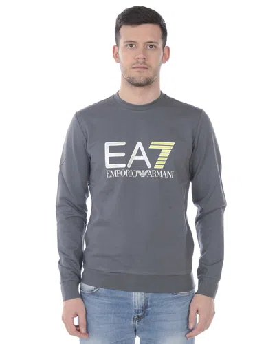 Ea7 Emporio Armani Sweatshirt Hoodie In Gray