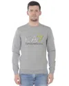 Ea7 Emporio Armani Sweatshirt Hoodie In Grey