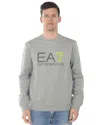 Ea7 Emporio Armani Sweatshirt Hoodie In Grey