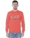Ea7 Emporio Armani Sweatshirt Hoodie In Orange