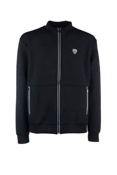 Ea7 Emporio Armani Sweatshirts In Black