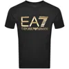 Ea7 Emporio Armani T Shirt Black In Black