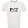 Ea7 Emporio Armani T Shirt Cream In White