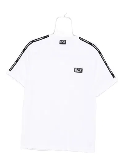 Ea7 Emporio Armani T-shirt Man In White