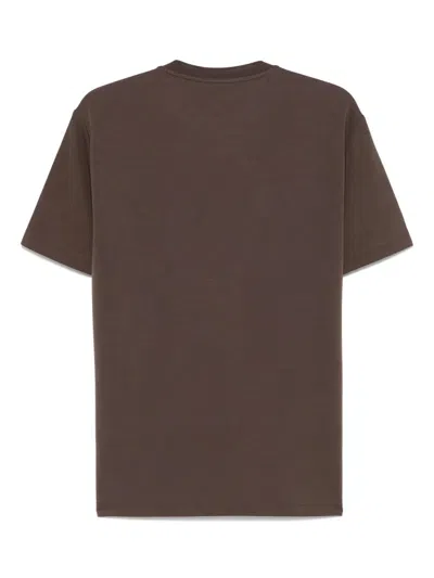 Ea7 Emporio Armani T-shirt Man In Marrone